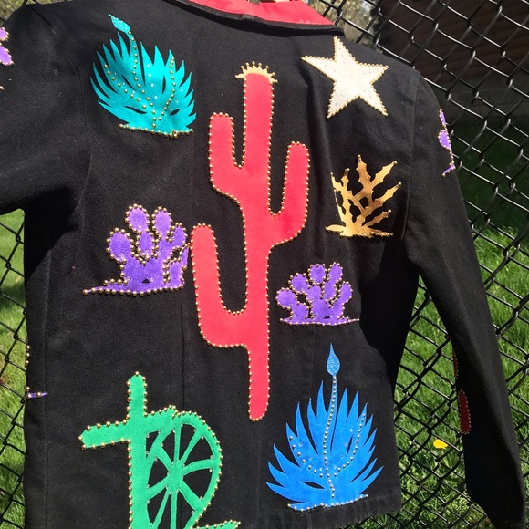 WESTERN JACKET WITH RIVETS & RHINESTONE EMBELLISHMENTS - Picture 14 of 14